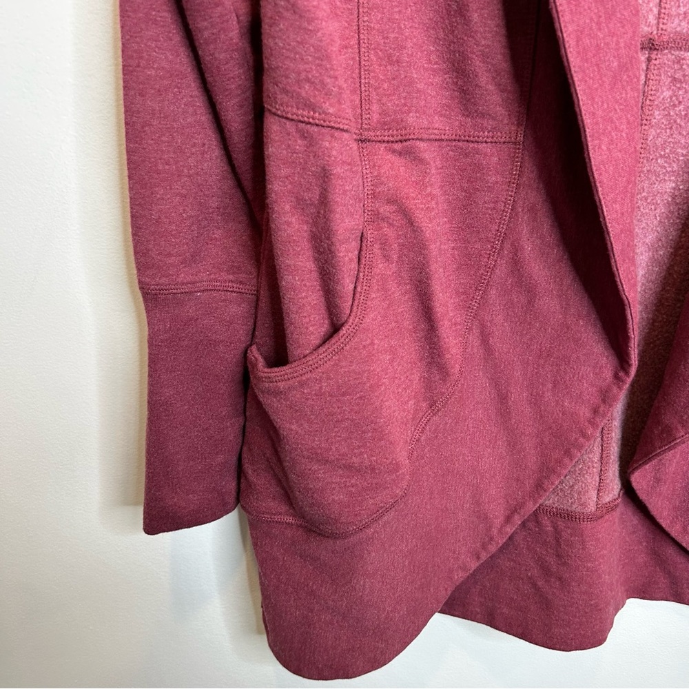 Eddie Bauer Camp Fleece Wrap Cardigan Sweater - Picture 4 of 9